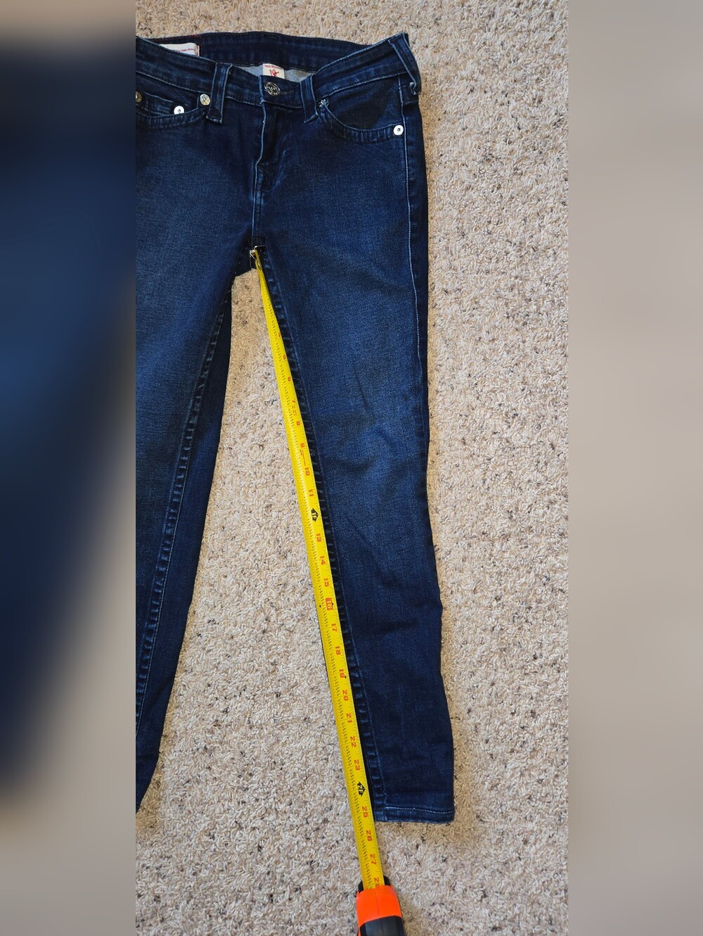 True Religion Sz 27 Halle + Casey Skinny Jeans 3 Pair - Picture 11 of 16